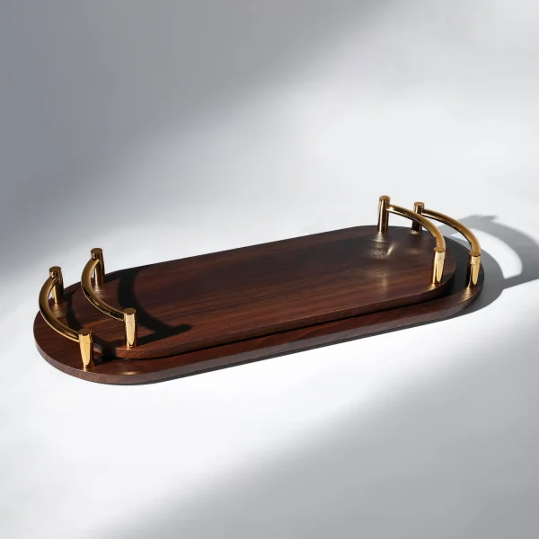 Wooden Tray Set