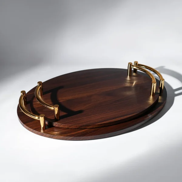 Wooden Tray Set