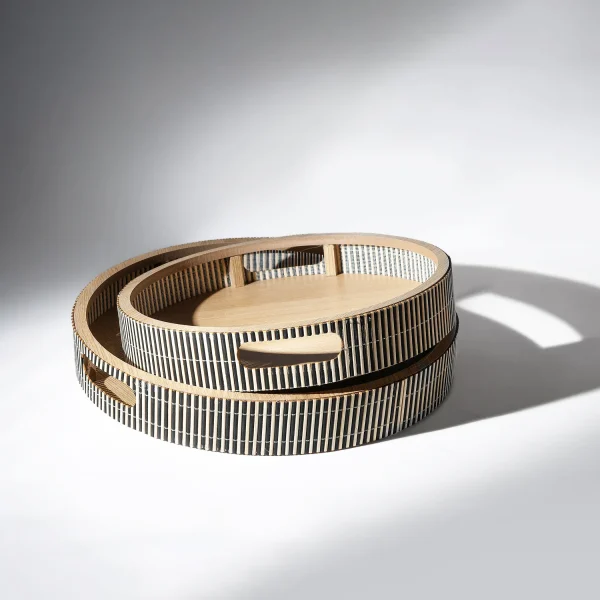 Wooden Tray Set